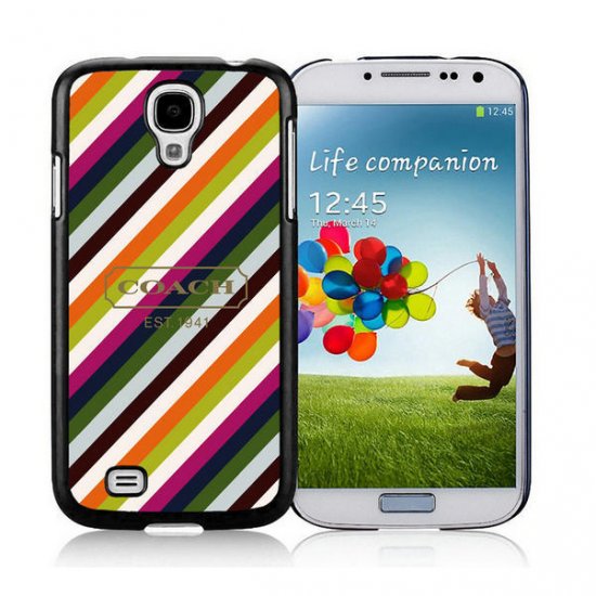 Coach Stripe Multicolor Samsung Galaxy S4 9500 AUT | Women - Click Image to Close